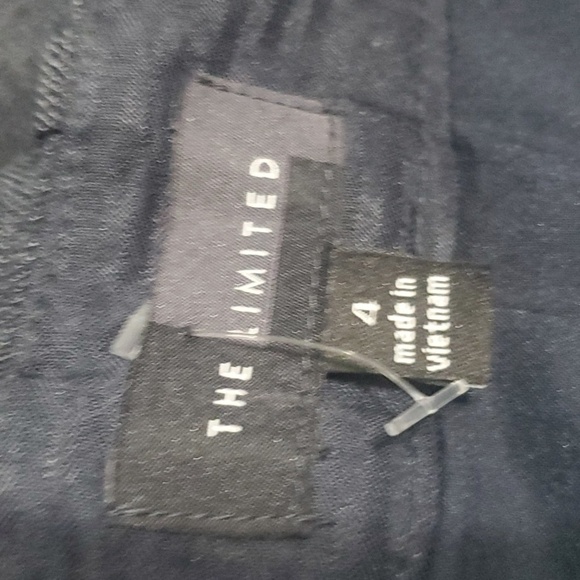 The Limited Skirt womens Sz 4 Blue Elegant Navy Blue Skirt Lined Polyester Blend - Picture 10 of 14